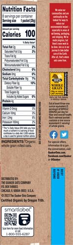 Quaker Organic Regular Oatmeal measuring cup shot for precise portions
