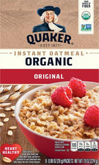 Quaker Organic Regular Oatmeal microwave bowl for quick single servings