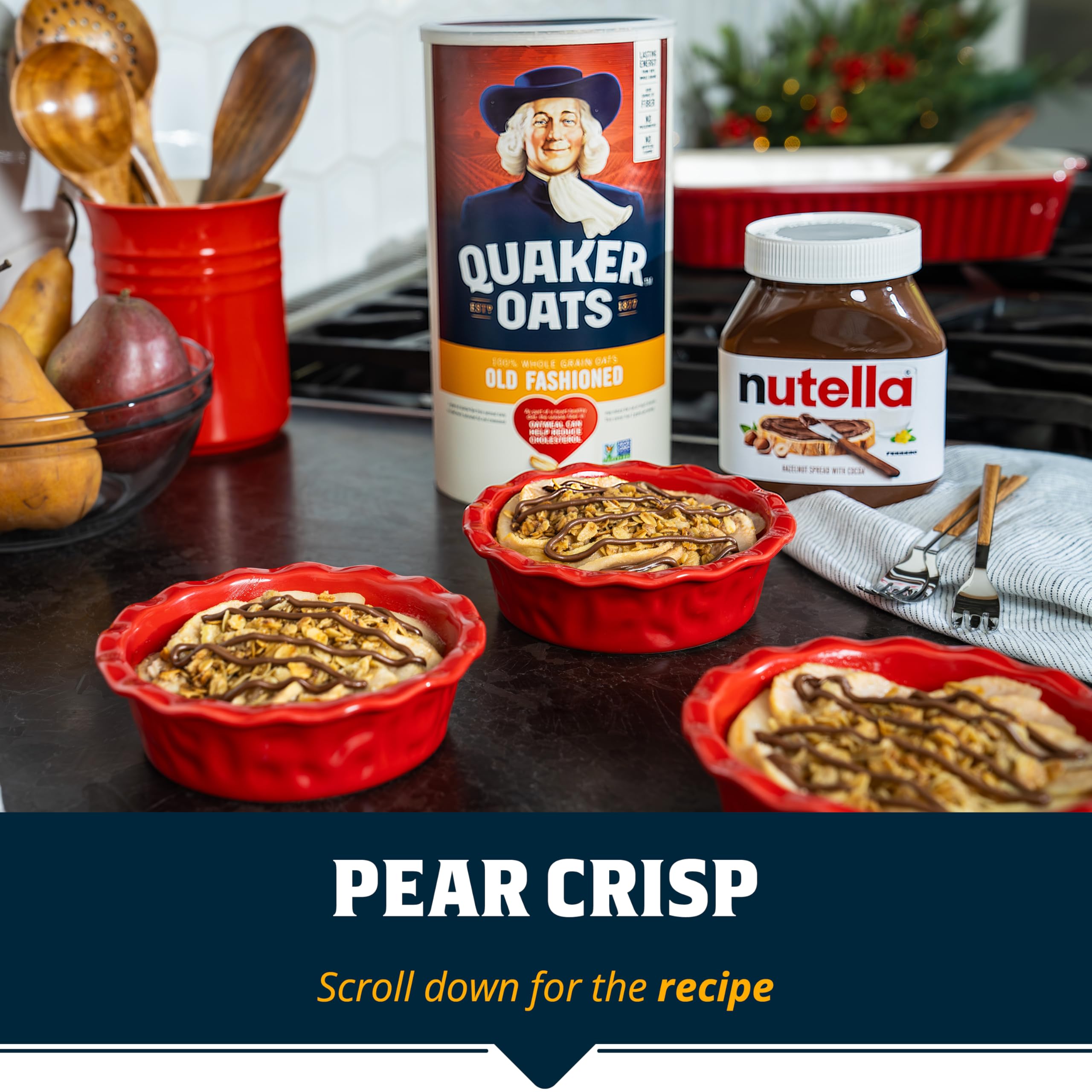 Quaker Overnight Oats recipe using Old Fashioned Oats