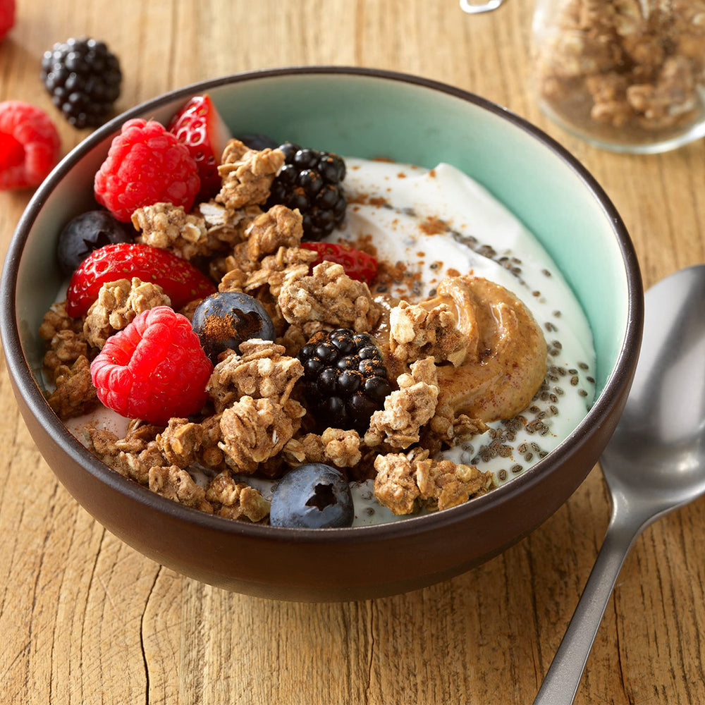 Quaker Protein Granola ingredients highlight whole grains and natural flavor