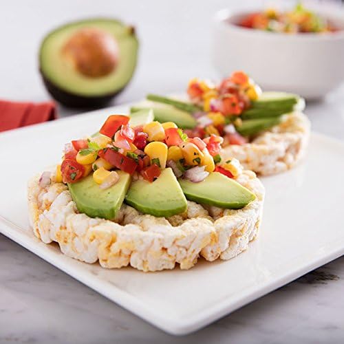 Quaker rice cake at 50 calories, light snack choice.