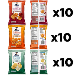 Quaker Rice Crisps barbecue flavor bag bold taste for lunchboxes
