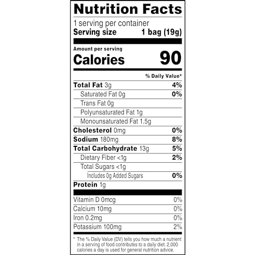 Quaker Rice Crisps Cheddar label ingredients, no artificial preservatives or colors.