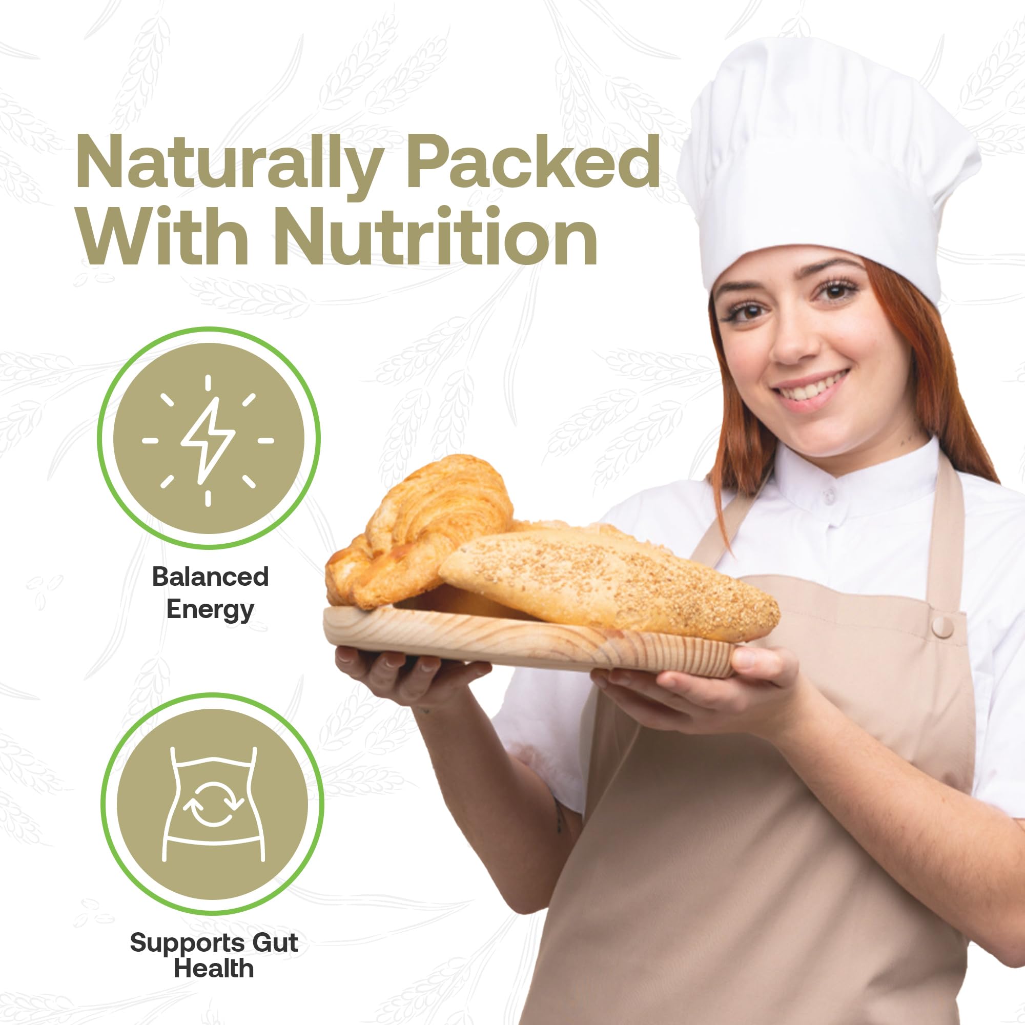 Quay Naturals sorghum flatbreads baking with gluten-free flour.
