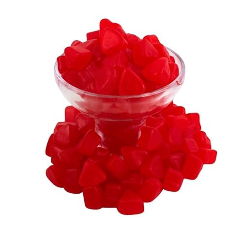 Gummy heart candies suitable for classrooms, parties, and goody bags