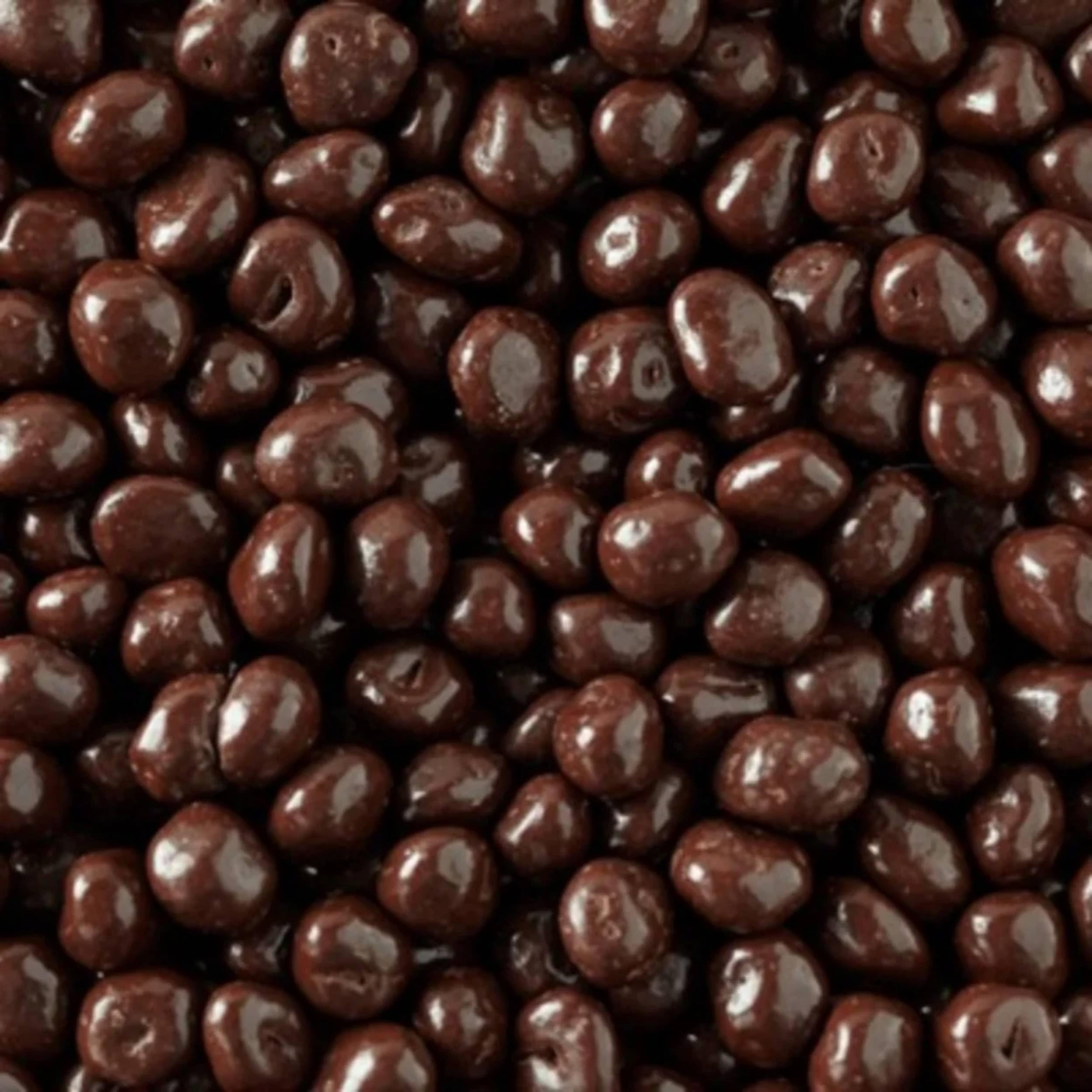 Queen City Candy Cave dark chocolate covered raisins hero pack, a premium bulk snack option