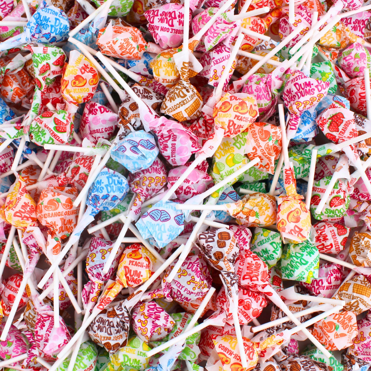 Queen City Candy Cave Dum Dums bulk assorted flavors for celebrations.