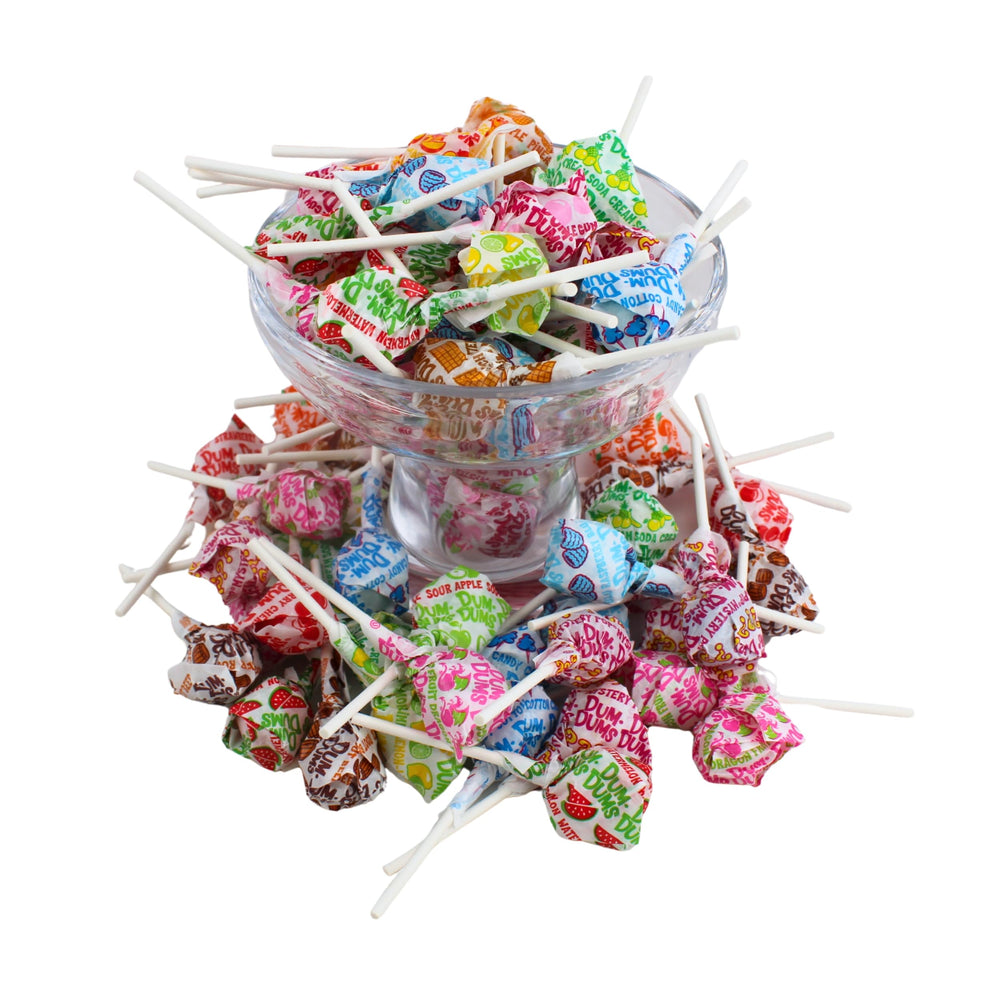 Queen City Candy Cave Dum Dums bulk mystery flavor adds surprise.