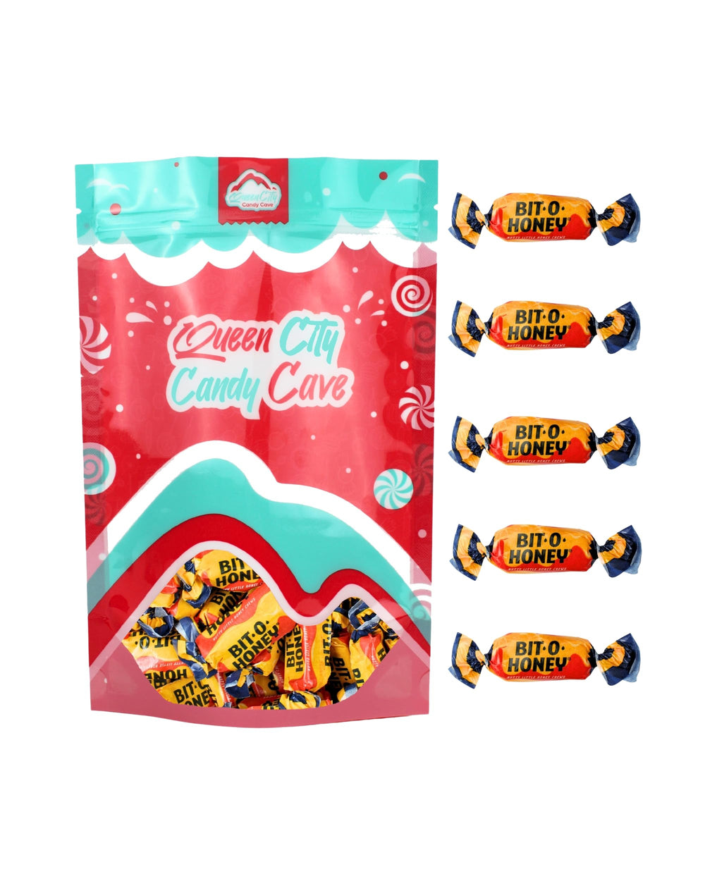 QUEEN CITY CANDY CAVE Individually wrapped candies for easy sharing during parties.