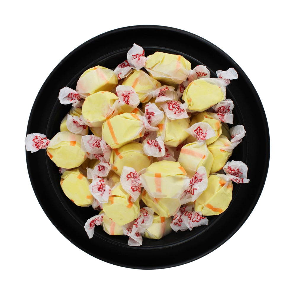 Queen City Candy Cave individually wrapped taffy for party favors.