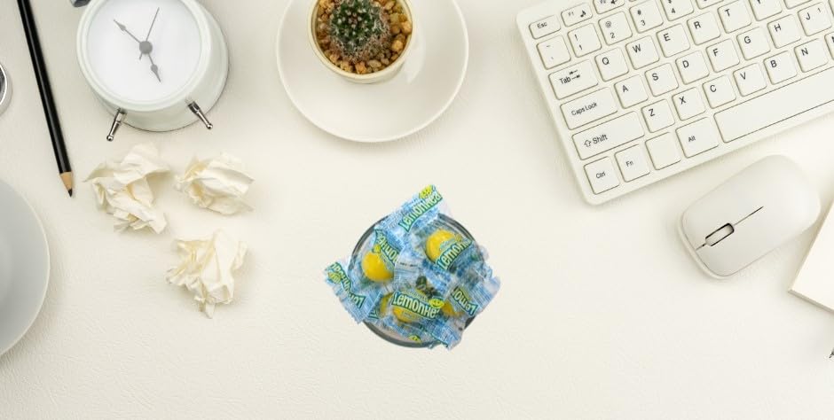 Queen City Candy Cave individually wrapped lemon candy convenience on-the-go.