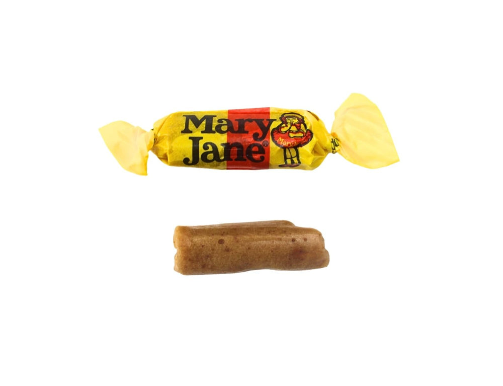 Queen City Candy Cave Mary Jane individually wrapped candies for freshness and portability.