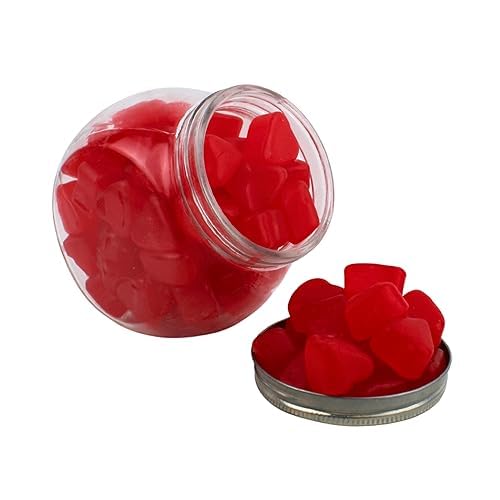 Valentines day gifting with bold red JuJu heart candies