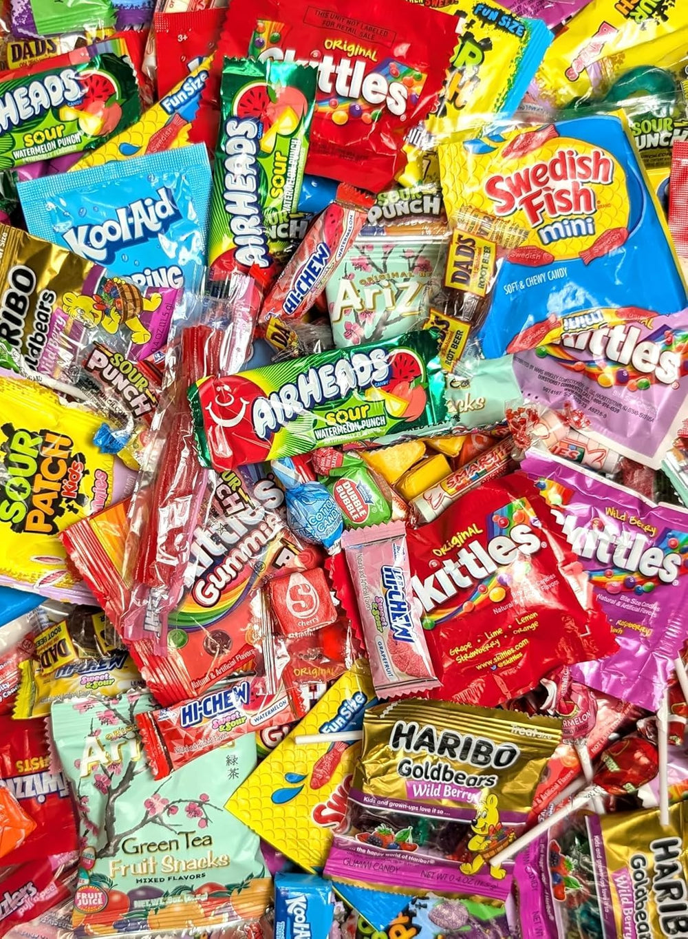Queen Jax Candy Variety Pack bag featuring bulk assorted candies for parties.