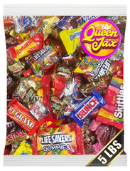 QUEEN JAX chocolate and candy variety pack 5lb for entertaining guests.
