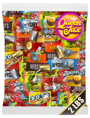 QUEEN JAX Chocolate and Candy Variety Pack 2lb - assorted chocolates ready for gifting.