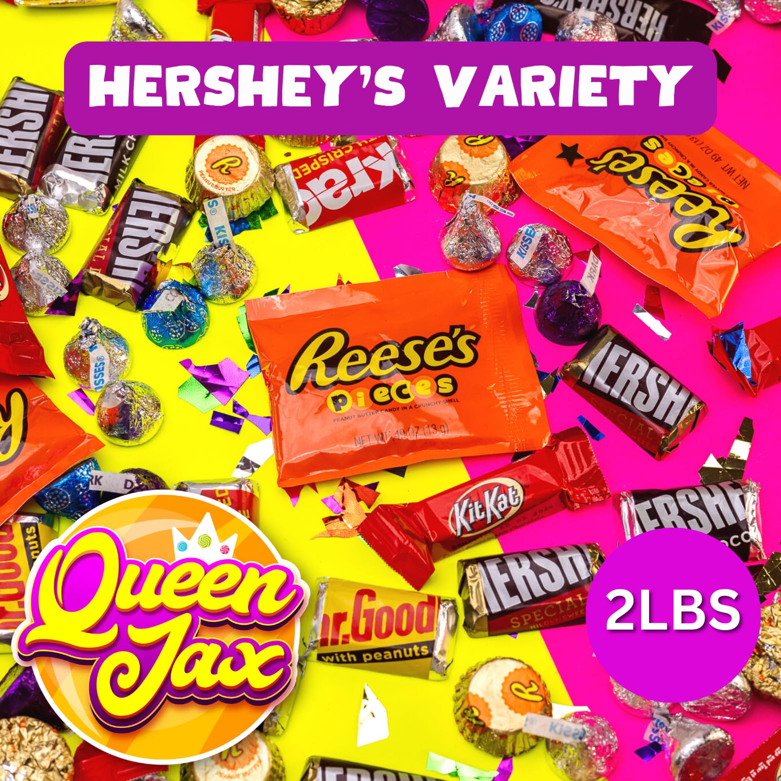 Queen Jax mini candy bars individually wrapped for on-the-go snacking