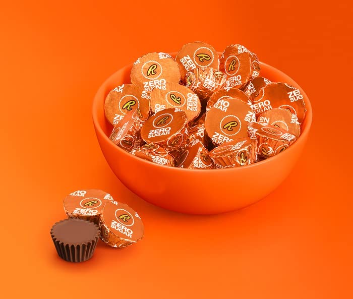 Queen Jax miniature cups wrapped in orange foil for grab-and-go treats