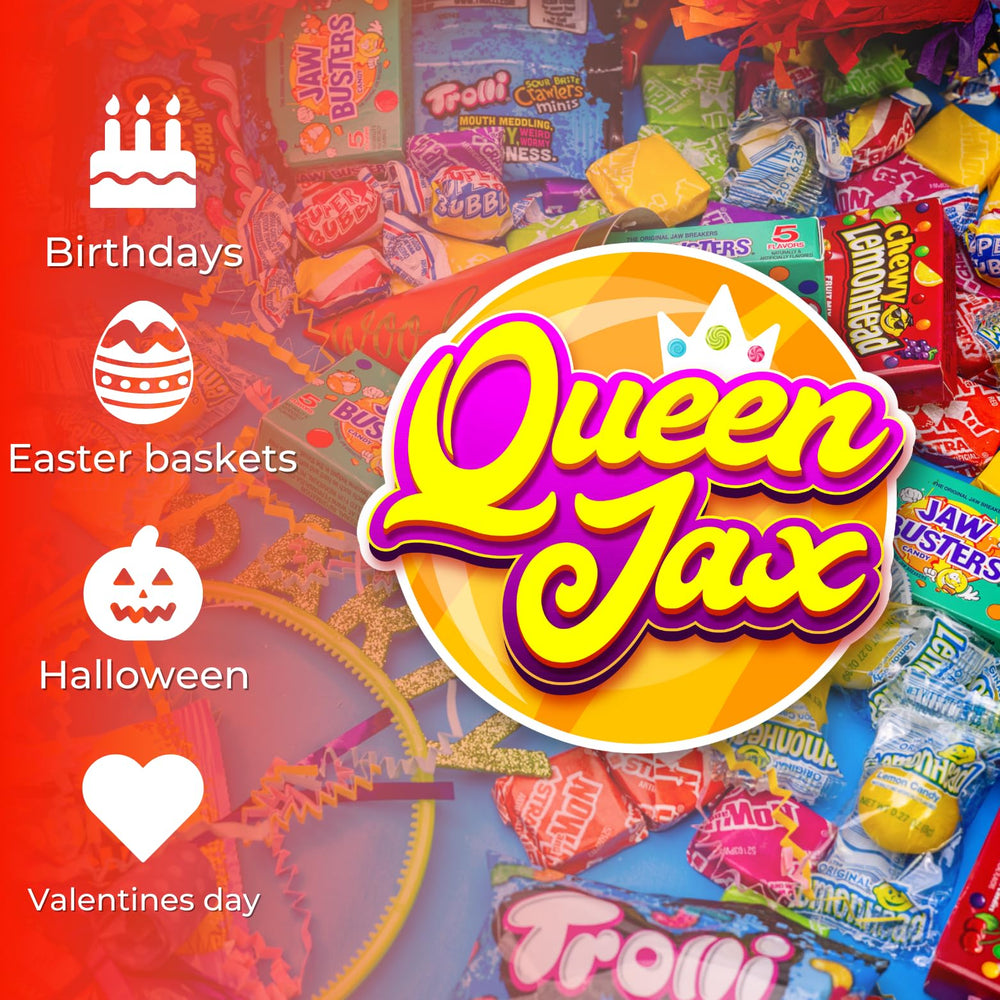 QUEEN JAX party-bag-candy-collection color-rich bag for goody bags.