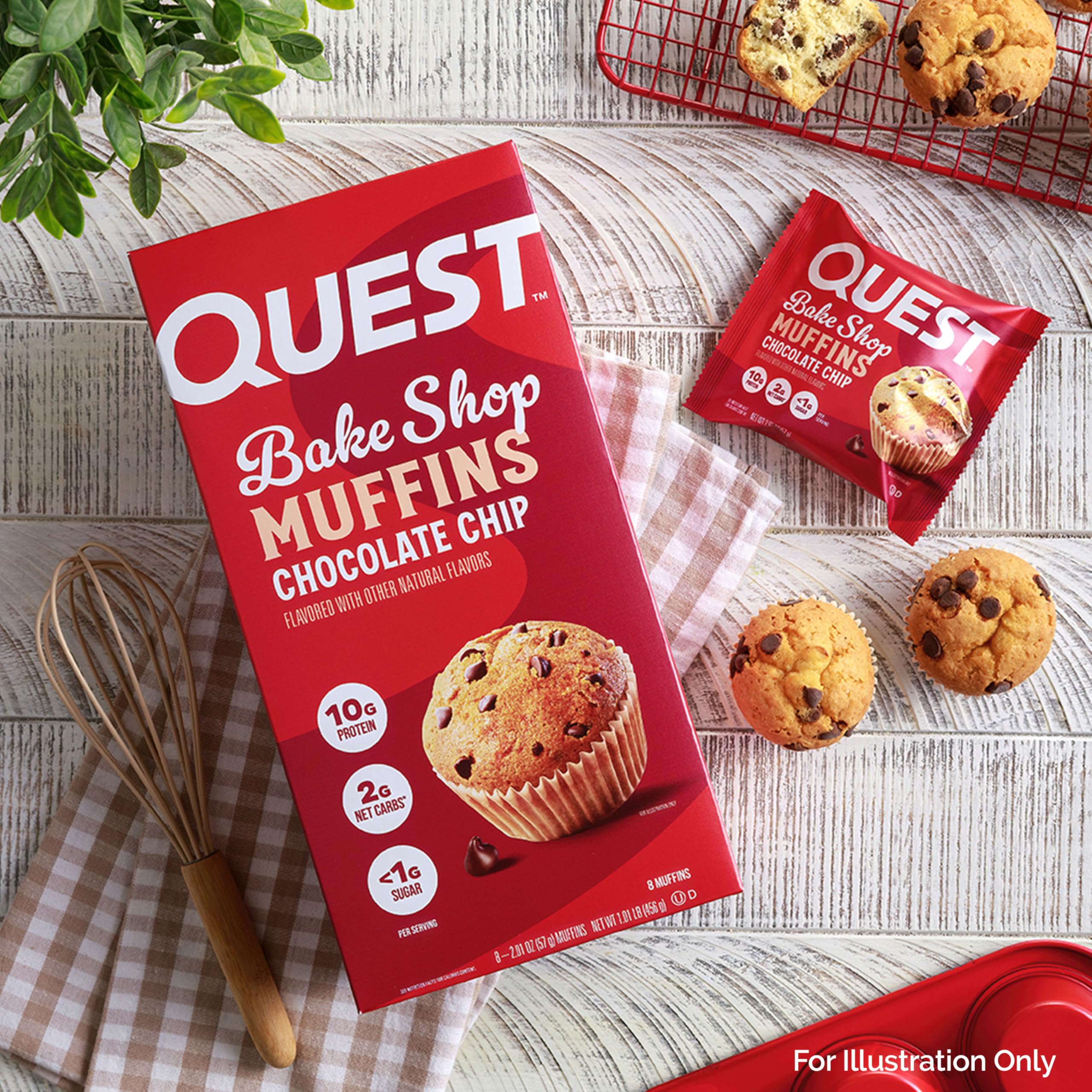 Two muffins plated for a satisfying afternoon snack.