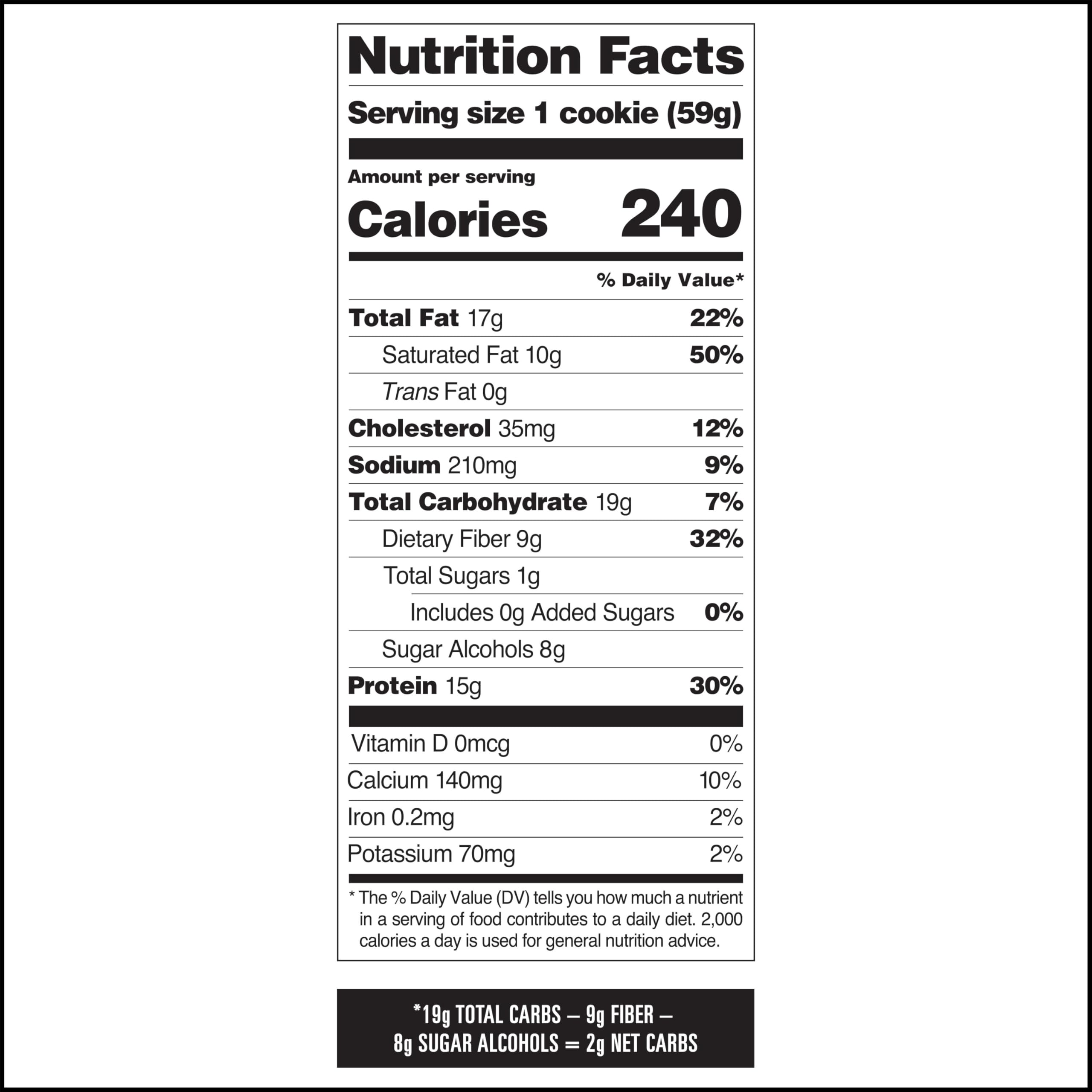 Quest Chocolate Chip Protein Cookie foil wrapping for freshness and portability