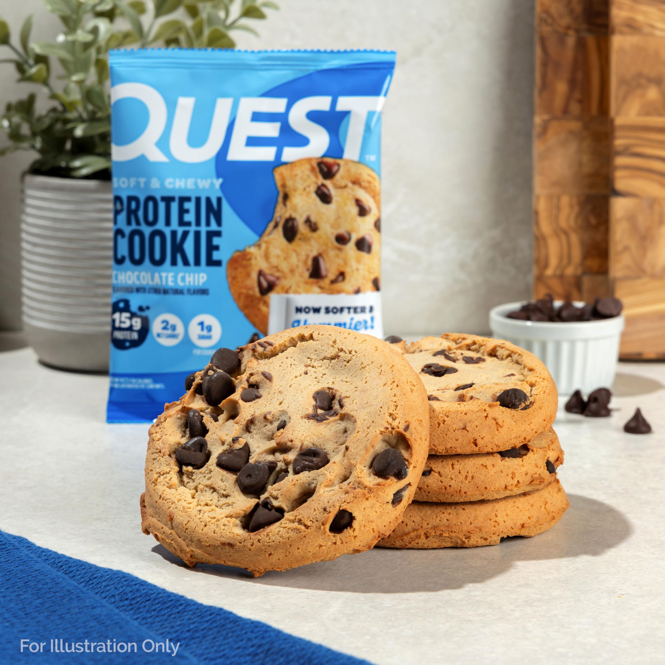 Quest cookie in a gym bag ready for post-workout refuel