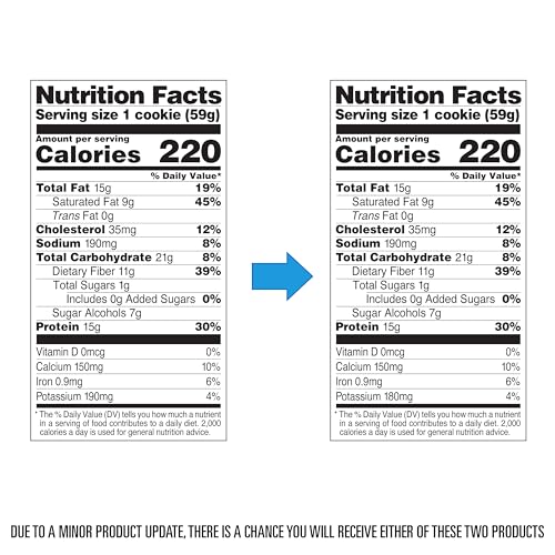 Quest nutrition facts highlight 15g protein.