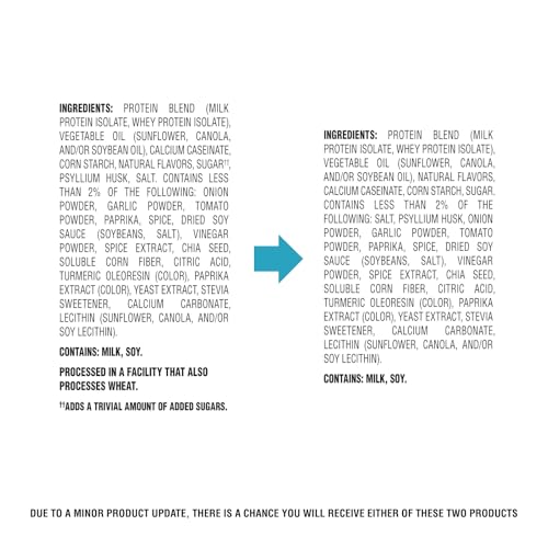 Ingredient-focused image of Quest Nutrition tortilla chip and dairy protein source