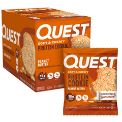 Quest Peanut Butter Protein Cookie pack-shot for on-the-go fueling
