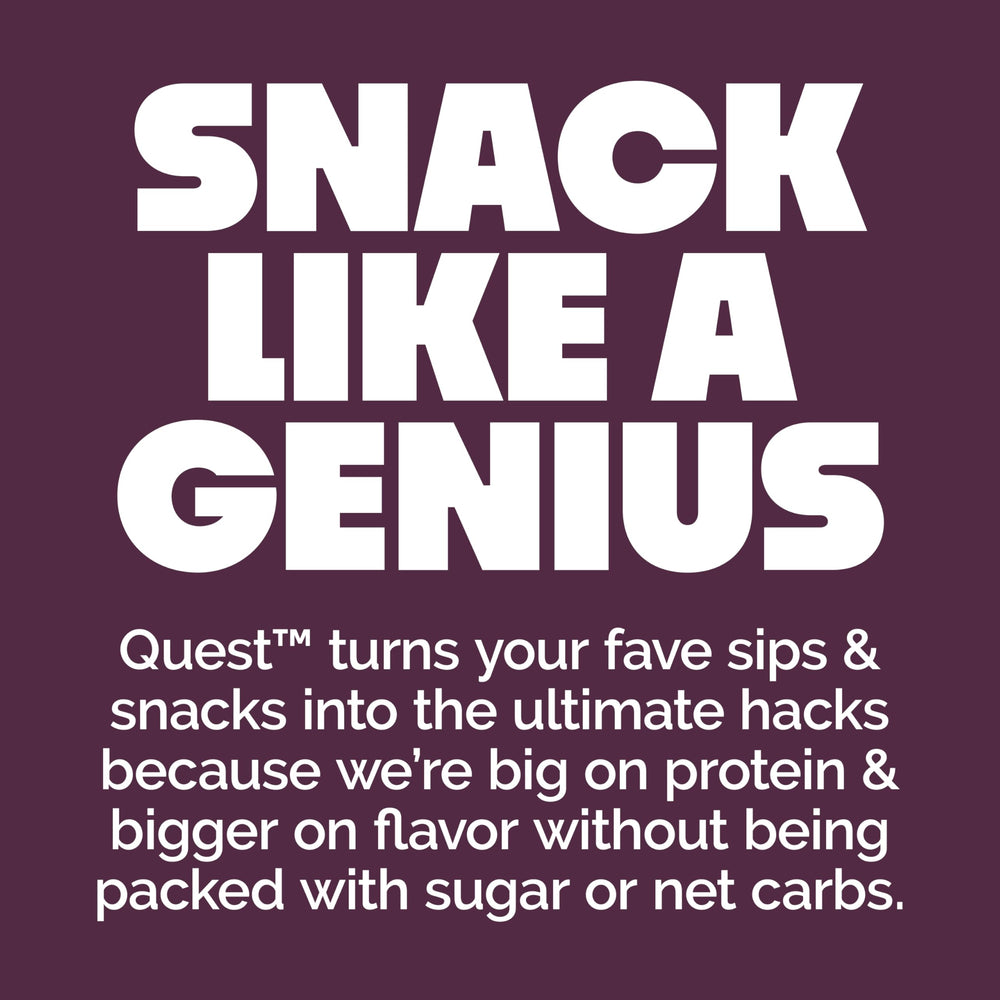 On-the-go Quest Nutrition tortilla chip in gym bag for post-workout snack