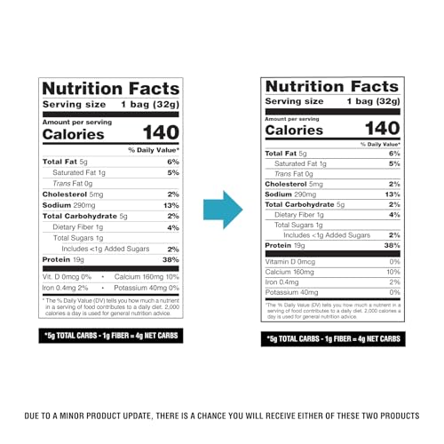 Serving shot of Quest Nutrition chips with dip for easy snacking