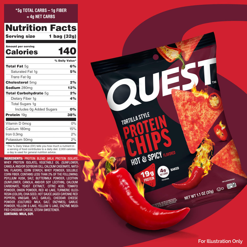 Taco night ideas with Quest chips adding crunchy texture