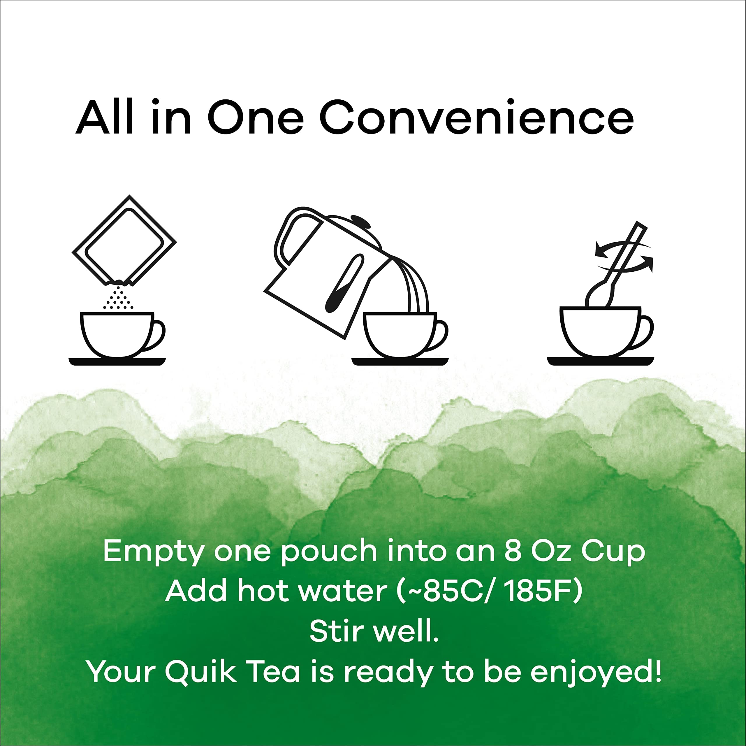 QuikTea Cardamom Chai Latte foam topping for a creamy latte texture
