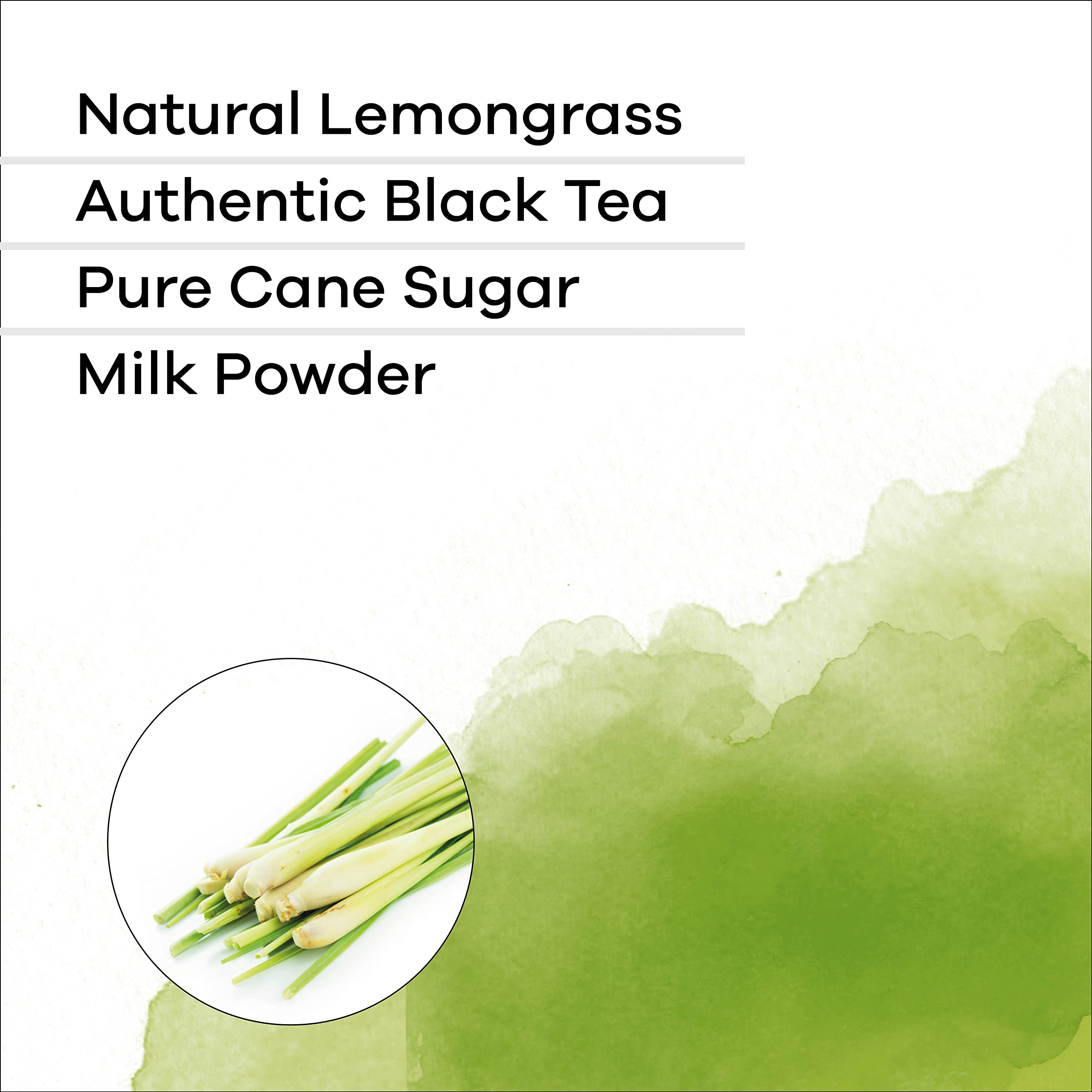 Quik Tea Lemongrass Chai Latte ingredients label