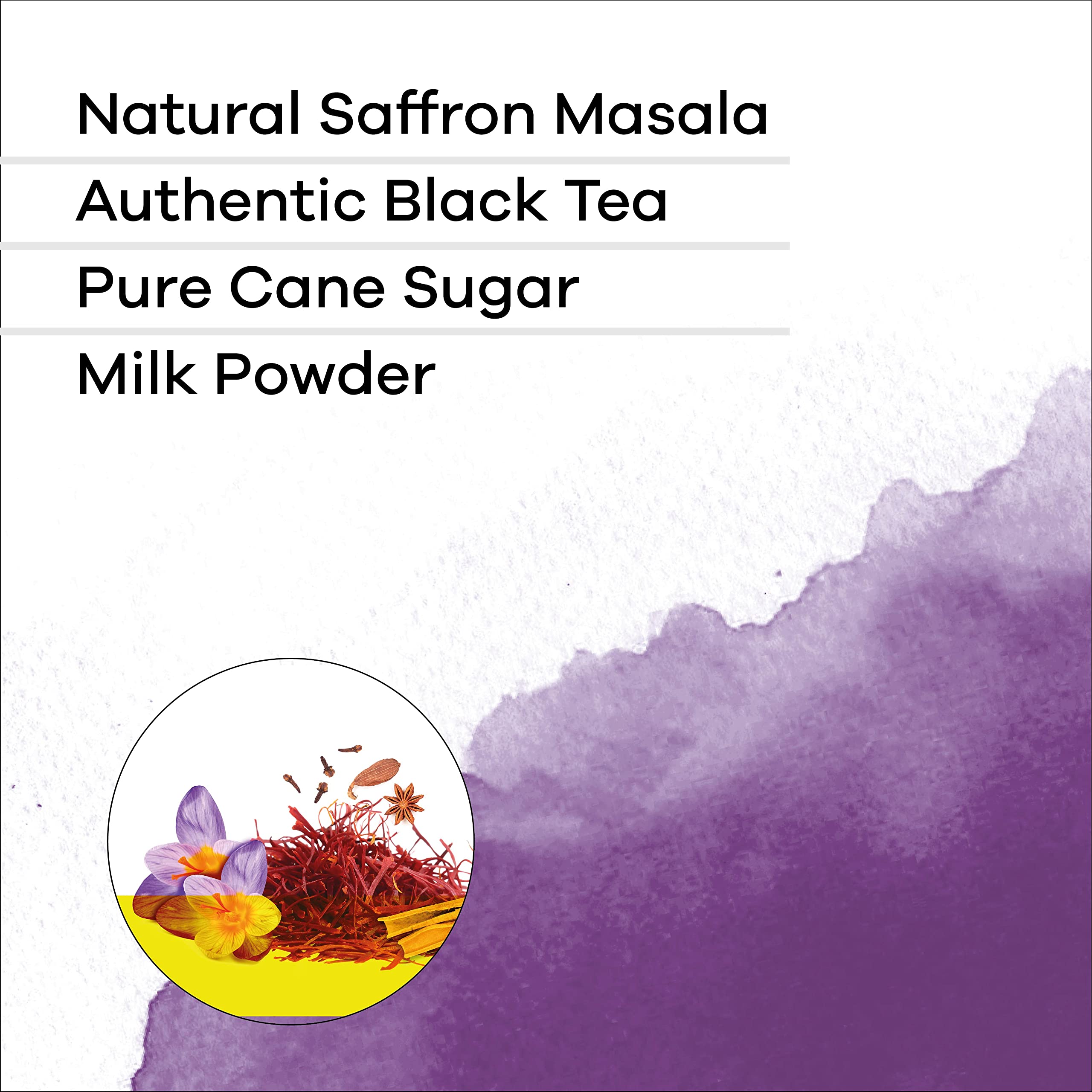 Quik Tea saffron masala chai latte foamy top signals café-style finish