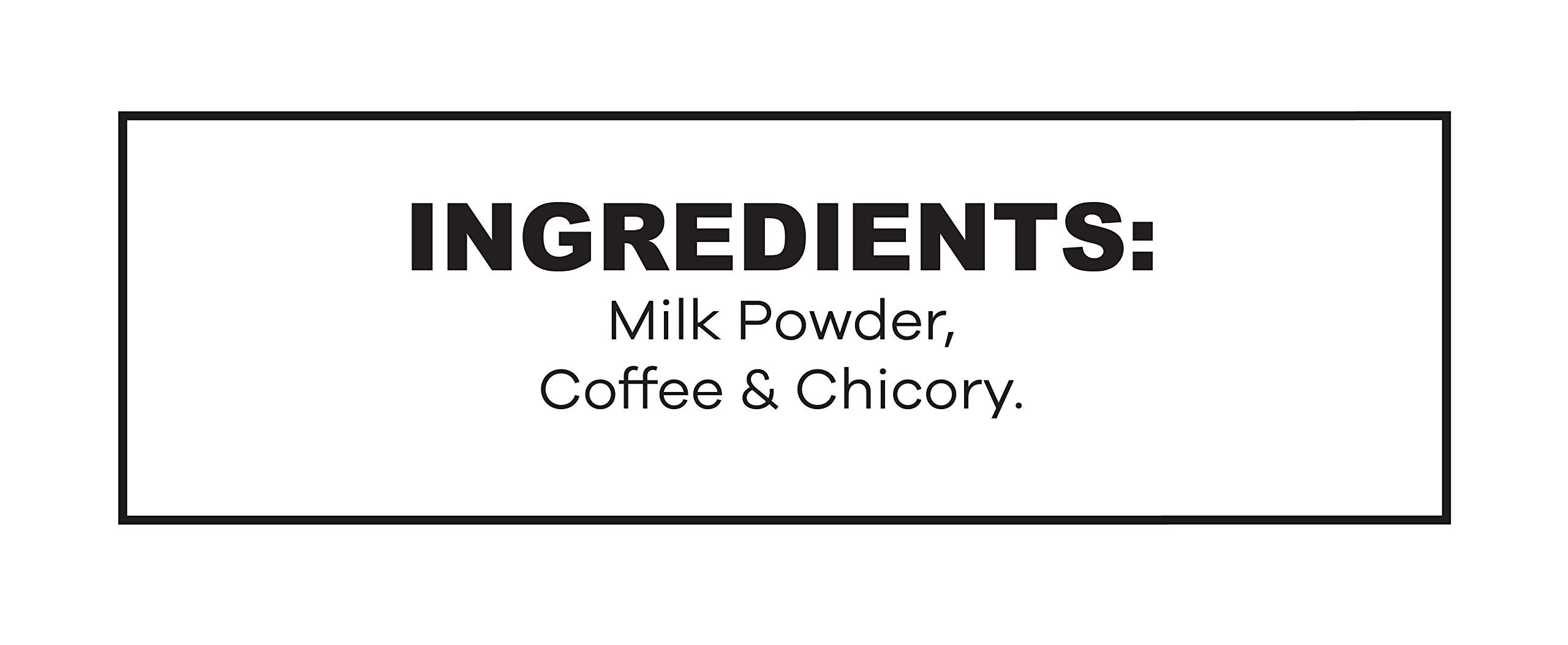 QuikTea QuikCafé Madras ingredients close-up highlighting natural, preservative-free blend.