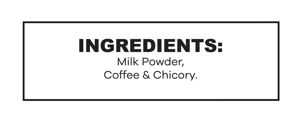 QuikTea QuikCafé Madras ingredients close-up highlighting natural, preservative-free blend.