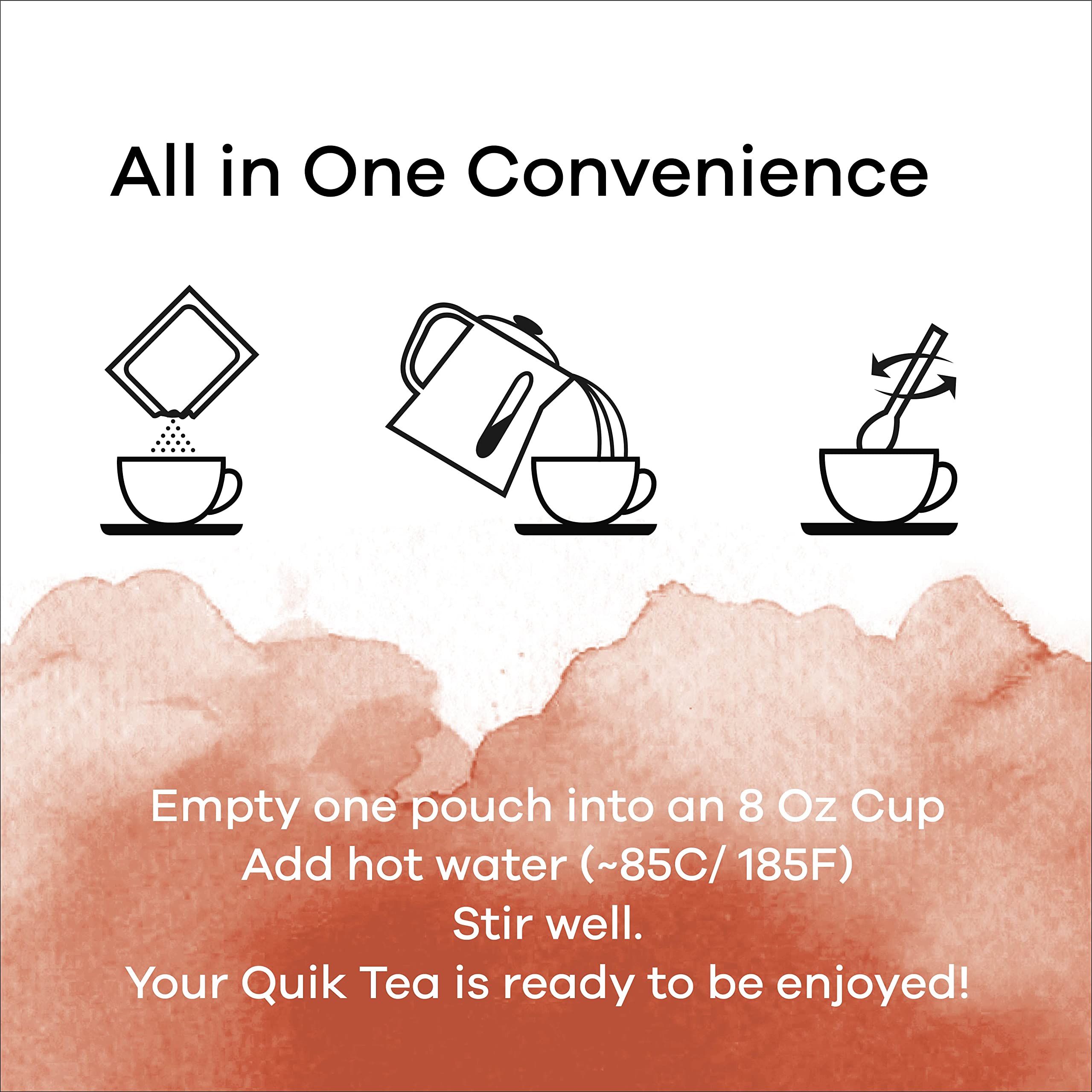 QuikTea QuikCafé Madras coffee on a morning brewing routine in a cup.