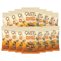 Quinn Creamy Peanut Butter Filled Pretzel Nuggets pack shot for on-the-go snacking