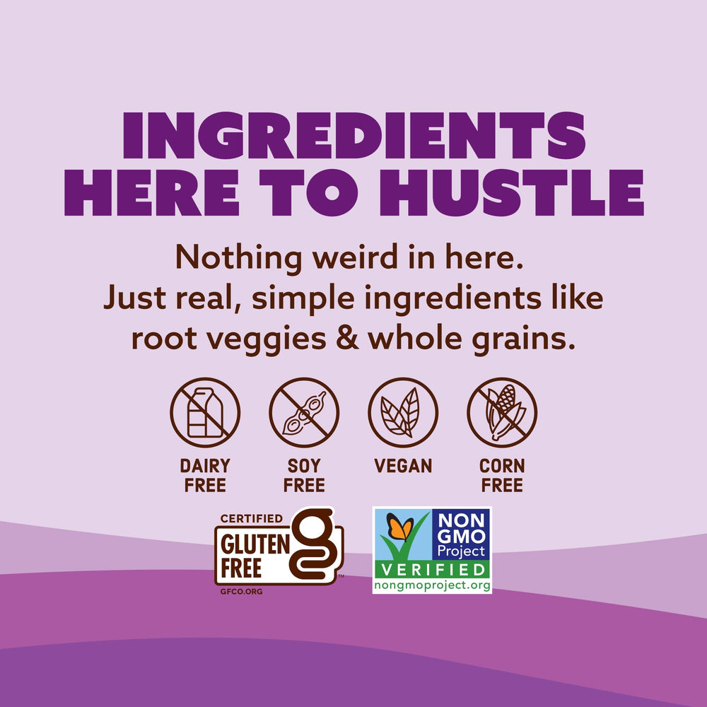 Quinn non-GMO badge signaling clean ingredient approach