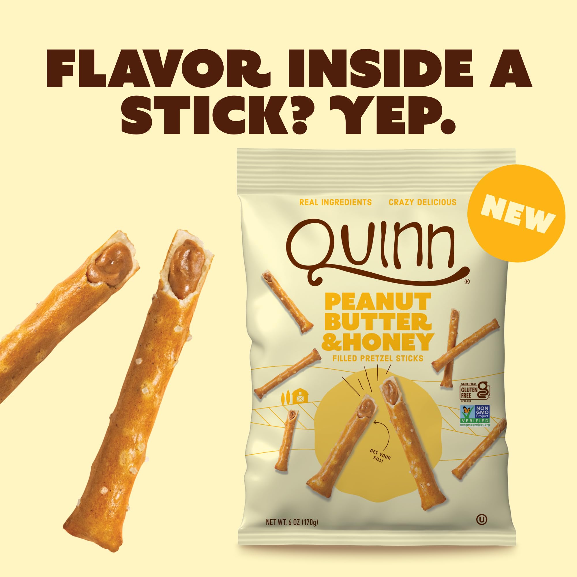 Pack of four 6 oz bags for easy lunches and snacks.