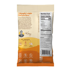 Quinn whole grain sorghum pretzel shell with creamy center