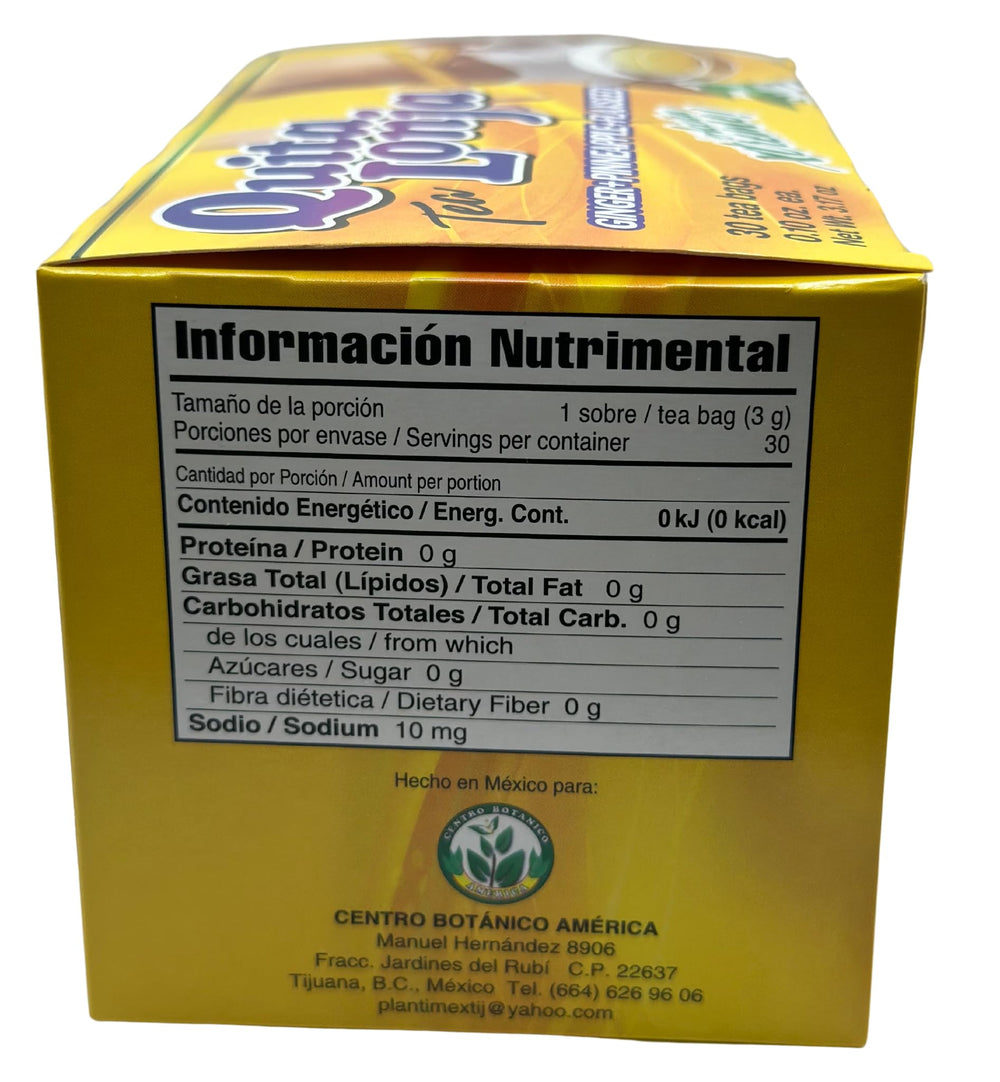 QUITA LONJA tea bags close-up, ideal for quick, flavorful brews.