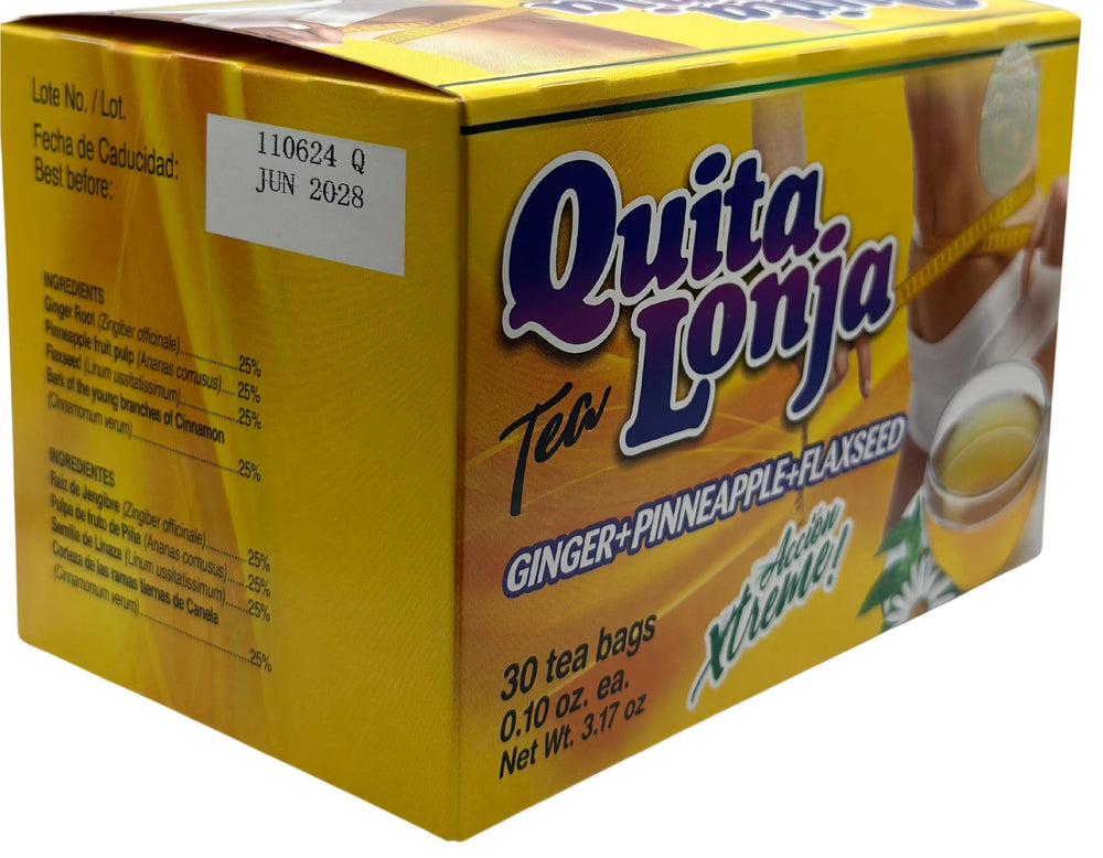 QUITA LONJA Tea bags stacked, ready to steep into a comforting cup.