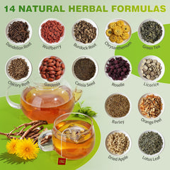 QUMIOBU Dandelion Tea cup hot invites relaxation and aromatic pleasure.