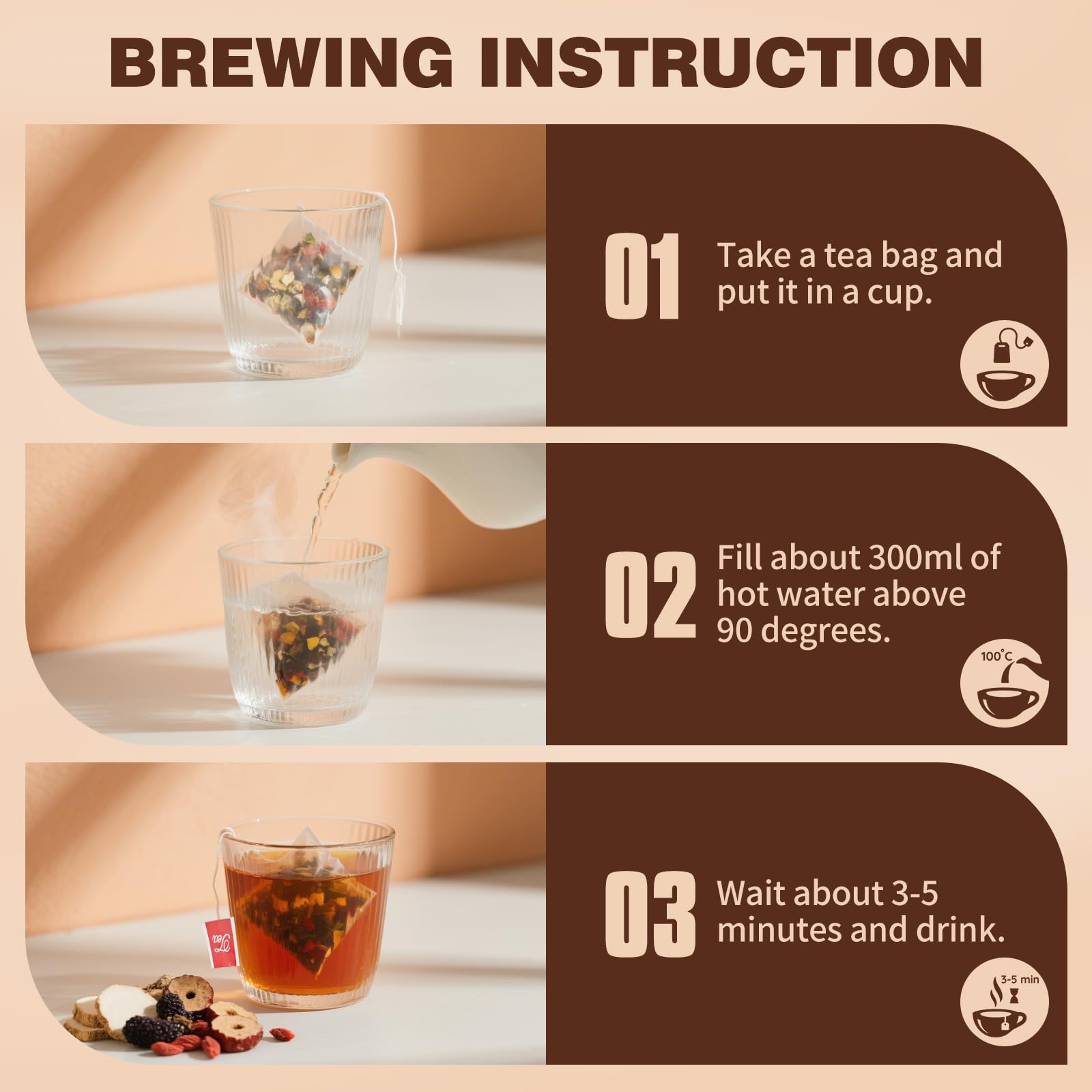 QUMIOBU Kidney Tea suitable for men and women.