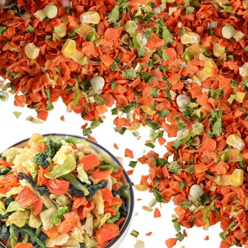Quzeyr seven-vegetable mix colors up soups, stews, and salads.