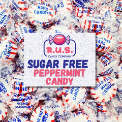 R.U.S. Candy Sugar Free Peppermint Starlight bulk packaging ideal for gifting