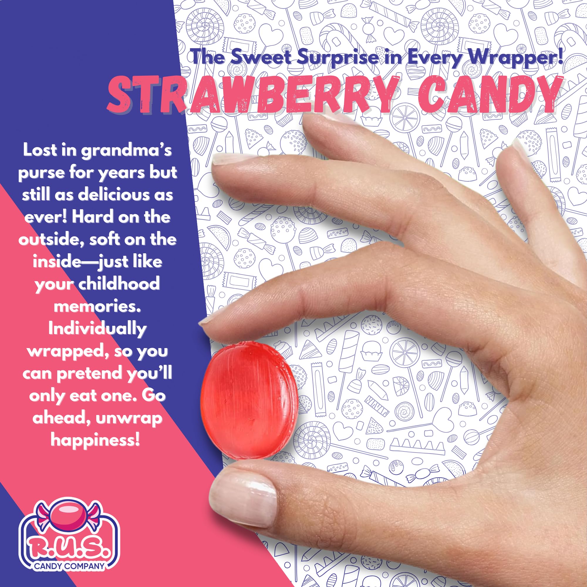 R.U.S. Candy ideal for party favors and candy buffets