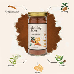 Rachel Beller's Power Pantry organic cinnamon powder highlights authentic Ceylon flavor in smoothies.